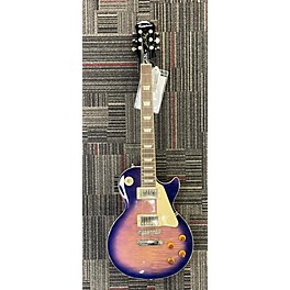 Used Epiphone Used Epiphone Les Paul Standard Pro Trans Blue Solid Body Electric Guitar