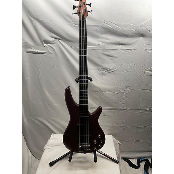 Used Ibanez Sr 495 Brown Electric Bass Guitar