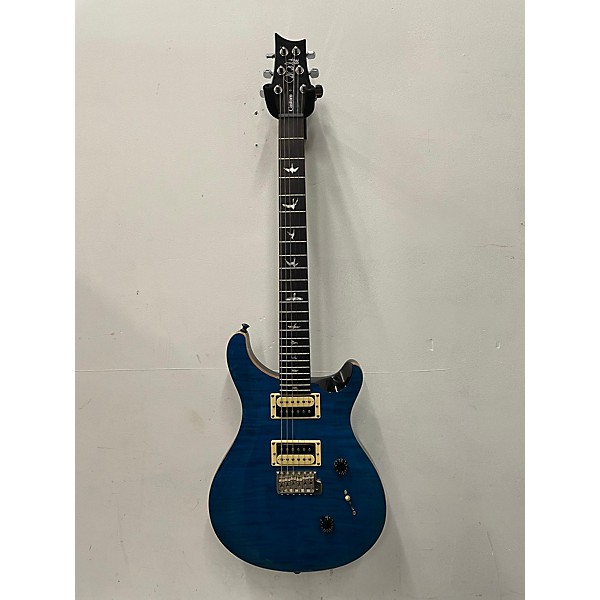 Used PRS Used PRS CM25 SE Custom 24 Trans Blue Solid Body Electric Guitar