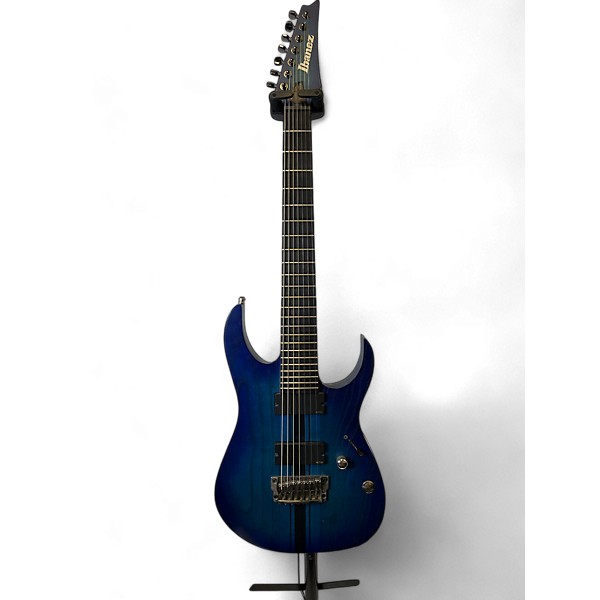 Used Used Ibanez Rgit27fe Blue Burst Extended Range Electric Guitars