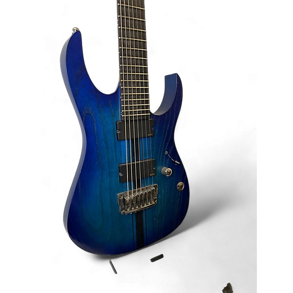 Used Used Ibanez Rgit27fe Blue Burst Extended Range Electric Guitars