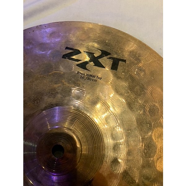 Used Zildjian Used Zildjian 14in ZXT Rock Hi Hat Top Cymbal