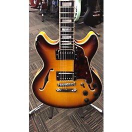 Used D'Angelico Used D'Angelico Mini DC Vintage Sunburst Hollow Body Electric Guitar