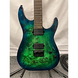 Used Schecter Guitar Research Used Schecter Guitar Research Cr6 Aqua Burst Solid Body Electric Guitar