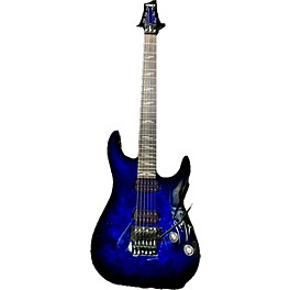 Used Schecter Guitar Research Used Schecter Guitar Research Omen Elite Blue Solid Body Electric Guitar