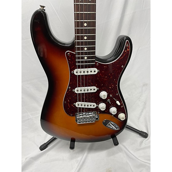 Used Fender Used Fender American Standard Stratocaster With TBX AND L.R. BAGGS PIEZO SYSTEM SUN Solid Body Electric Guitar