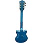 Used Gretsch Guitars Used Gretsch Guitars G2657t Blue Hollow Body Electric Guitar