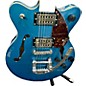 Used Gretsch Guitars Used Gretsch Guitars G2657t Blue Hollow Body Electric Guitar