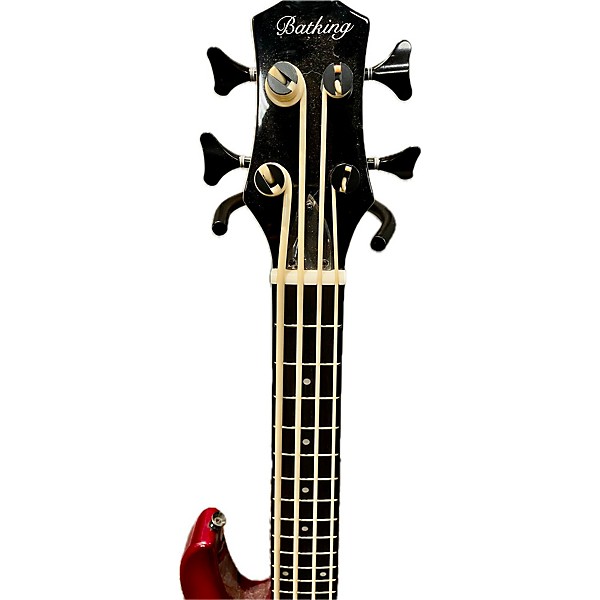 Used Used Batking Uke Aquila EADG Cherry Electric Bass Guitar