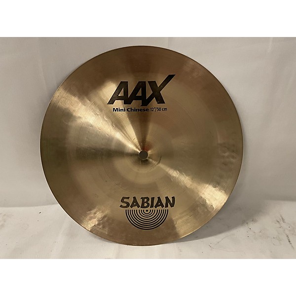 Used SABIAN Used SABIAN 12in AAX MINI CHINESE Cymbal