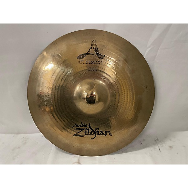 Used Zildjian 16in A Custom Crash Cymbal