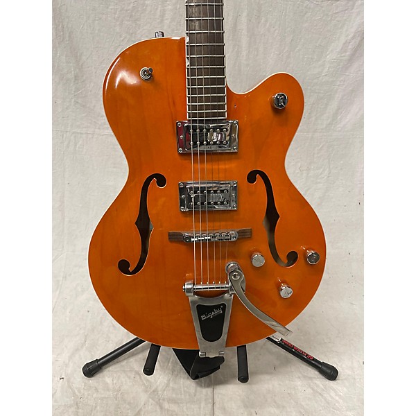 Used Gretsch Guitars Used Gretsch Guitars G5120 Electromatic Orange Hollow Body Electric Guitar