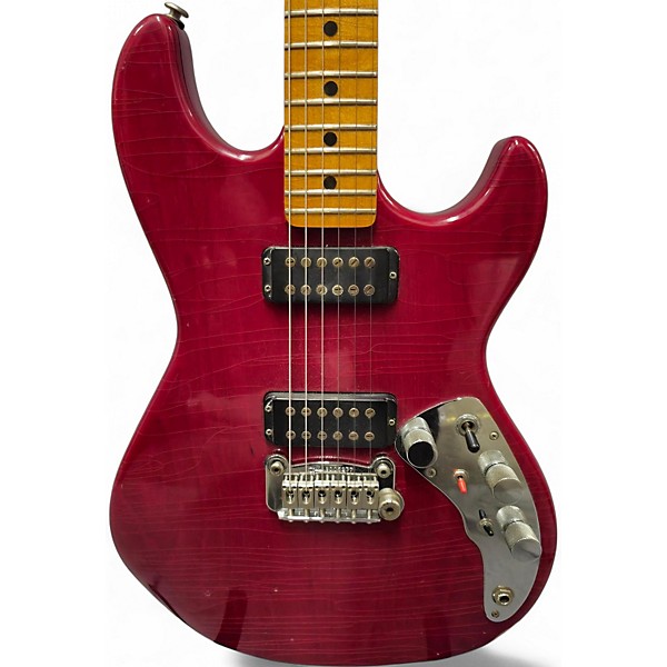 Used G&L F100 Candy Apple Red Solid Body Electric Guitar