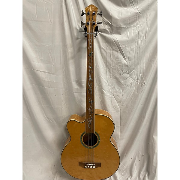 Used Michael Kelly Dragonfly 4FL LHN Acoustic Bass Guitar