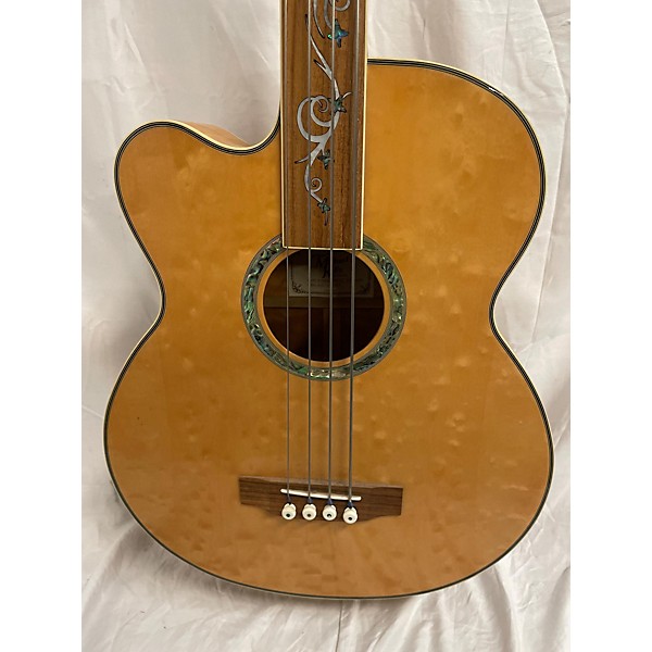 Used Michael Kelly Dragonfly 4FL LHN Acoustic Bass Guitar