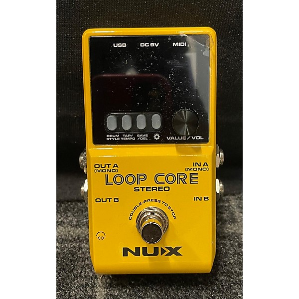 Used NUX Loop Core Stereo Loop With Midi And Drum Patterns Pedal