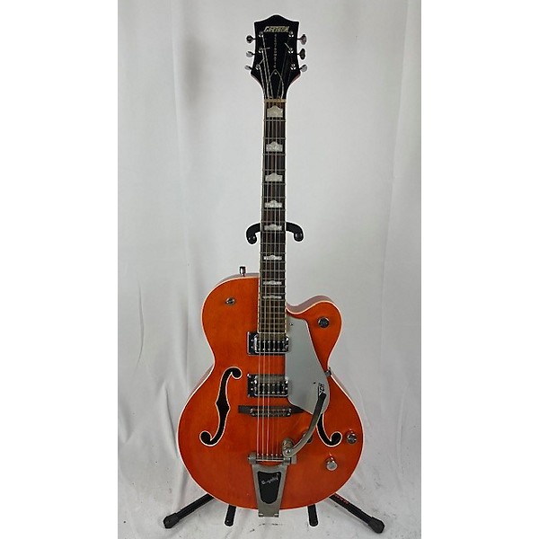 Used Gretsch Guitars Used Gretsch Guitars G5420T Electromatic Candy Tangerine Hollow Body Electric Guitar