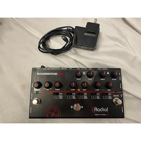 Used Radial Engineering Bassbone Bass OD Pedal