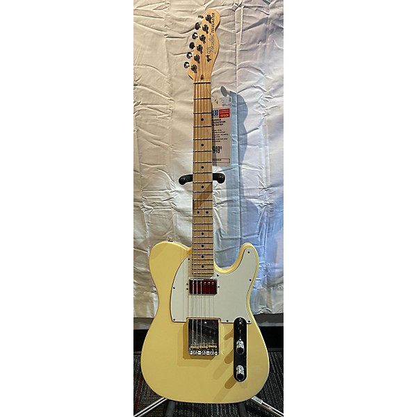 Used Fender Used Fender American Performer Telecaster Hum Vintage White Solid Body Electric Guitar