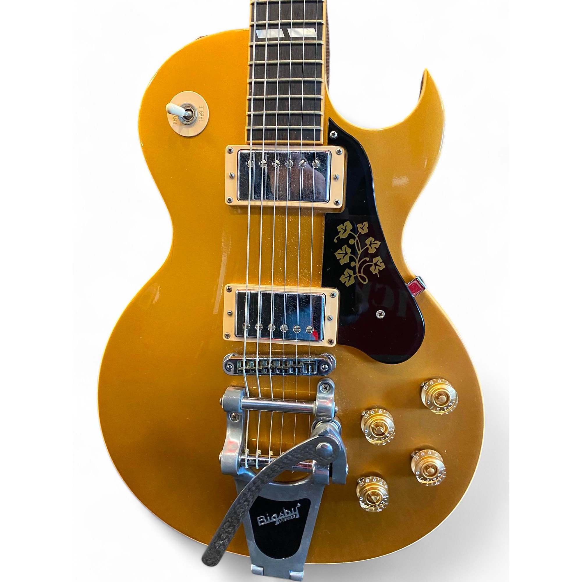Used 2008 Gibson LP-295 Gold Top Solid Body Electric Guitar Gold