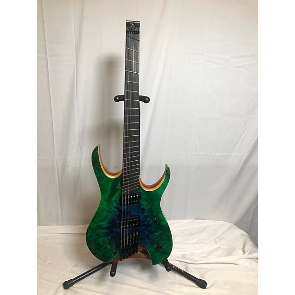 Used Used MAYONES HYDRA ELITE VF 6 Trans Green Solid Body Electric Guitar