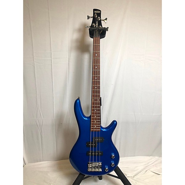 Used Ibanez Used Ibanez GSRM20 Mikro Short Scale Blue Electric Bass Guitar