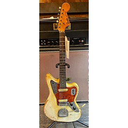 Vintage Slingerland Vintage 1963 Fender 1963 Jaguar Antique White Solid Body Electric Guitar