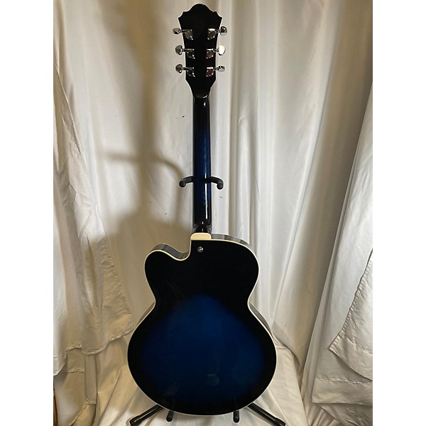 Used Ibanez Used Ibanez AFS75T Artcore Blue Hollow Body Electric Guitar