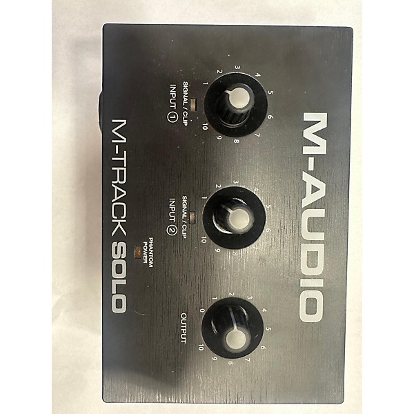 Used M-Audio M TRACK SOLO Audio Interface