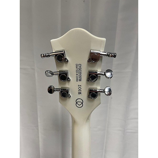 Used Gretsch Guitars Used Gretsch Guitars G5622T140 Electromatic Center Block Double Cut Bigsby 2 Tone Platinum Pearl Holl...