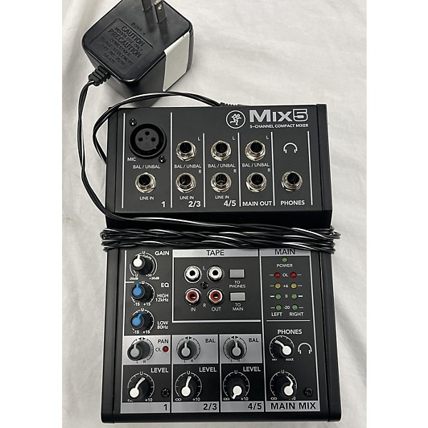 Used Mackie Mix5 Powered Mixer