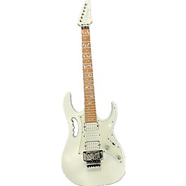 Used Ibanez Used Ibanez JEMJR Arctic White Solid Body Electric Guitar