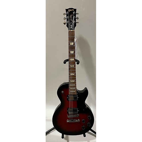 Used Gibson Used Gibson Les Paul Studio Black Cherry Sunburst Solid Body Electric Guitar