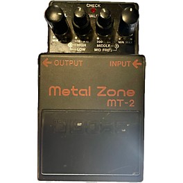 Used BOSS Used BOSS MT2 Metal Zone Distortion Effect Pedal