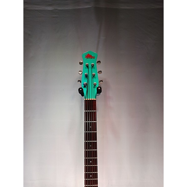 Vintage Vintage 1991 Jerry Jones Longhorn Bass VI Seafoam Green Electric Bass Guitar