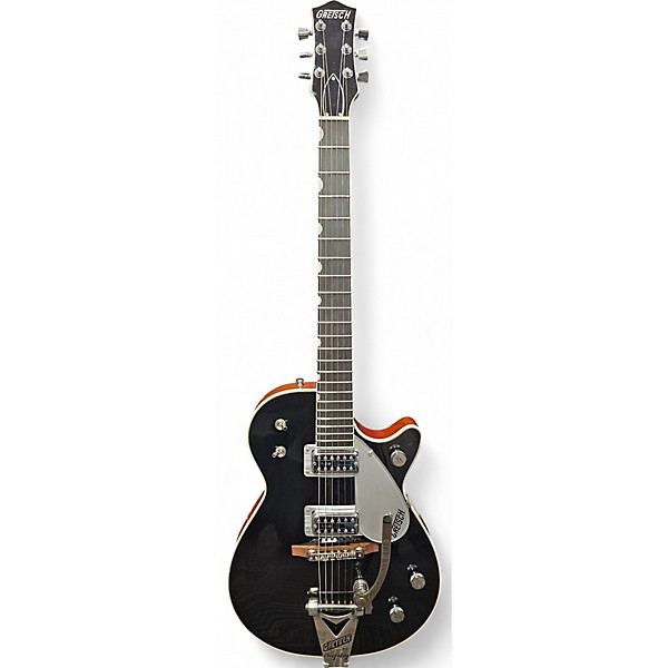 Used Gretsch Guitars Used Gretsch Guitars G6128T-TVP Power Jet TV Jones Black Solid Body Electric Guitar