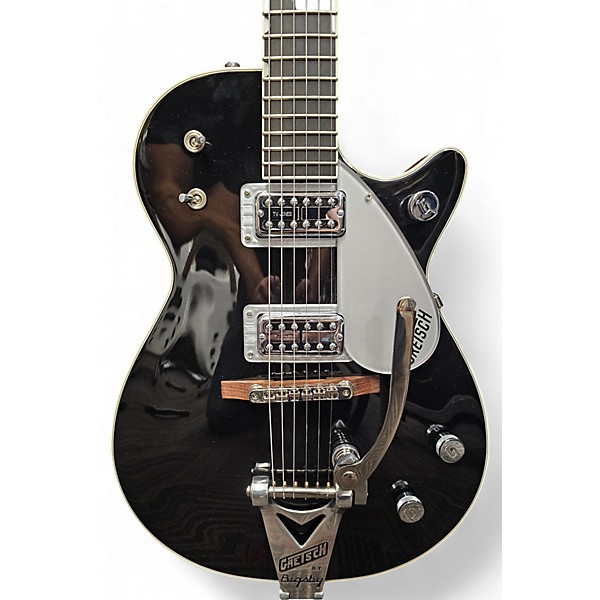 Used Gretsch Guitars Used Gretsch Guitars G6128T-TVP Power Jet TV Jones Black Solid Body Electric Guitar