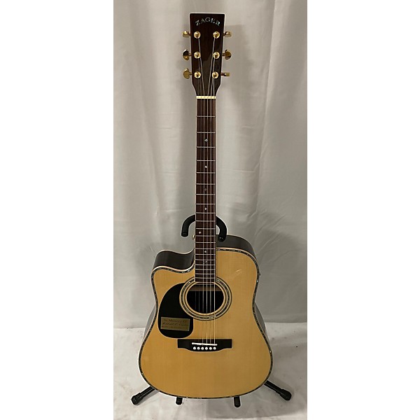 Used Used Zager ZAD900CE Natural Acoustic Electric Guitar