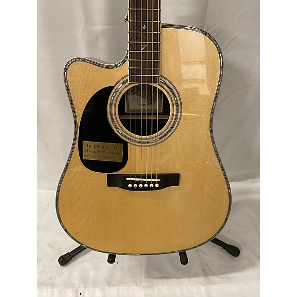 Used Used Zager ZAD900CE Natural Acoustic Electric Guitar