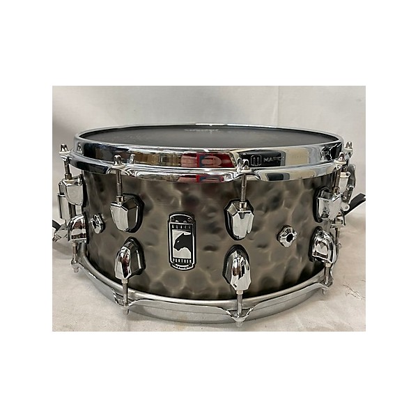 Used Mapex Used Mapex 14X6.5 Black Panther Persuader Drum Antique Nickel