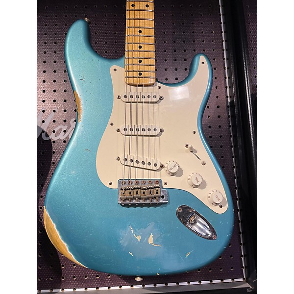 Used Fender Used 2012 Fender 1956 Relic Stratocaster Lake Placid Blue Solid Body Electric Guitar