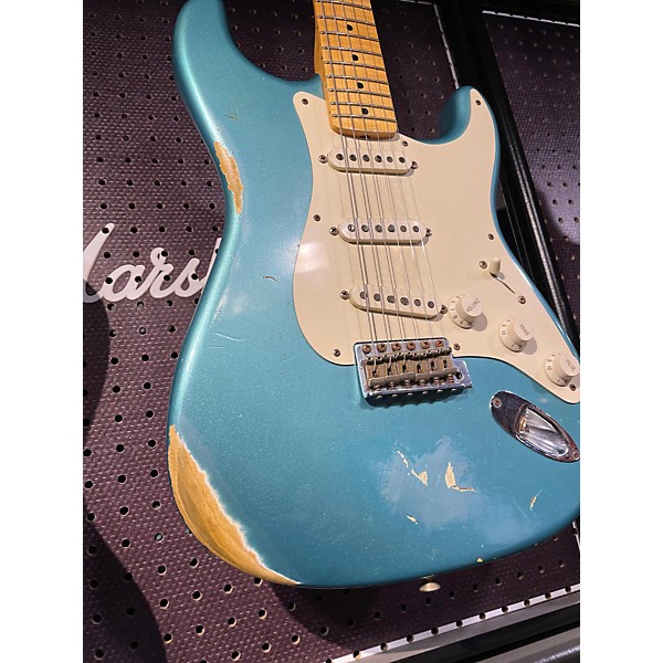 Used Fender Used 2012 Fender 1956 Relic Stratocaster Lake Placid Blue Solid Body Electric Guitar