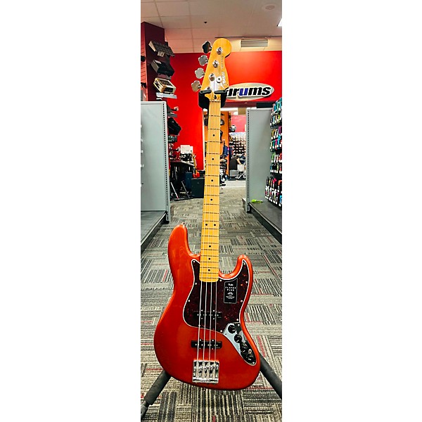 Used Fender Used Fender Player Plus Active Jazz Bass Aged Candy Apple Red Electric Bass Guitar