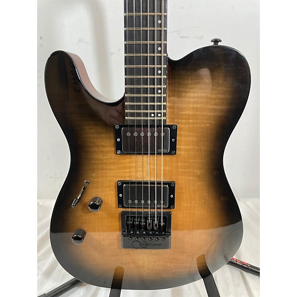 Used ESP Used ESP LTD TE1000 Evertune Left-Handed Black Natural Sunburst Solid Body Electric Guitar