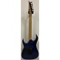 Used Ibanez Used Ibanez Gio GRG120QASP Quilted Blue Fade Solid Body Electric Guitar