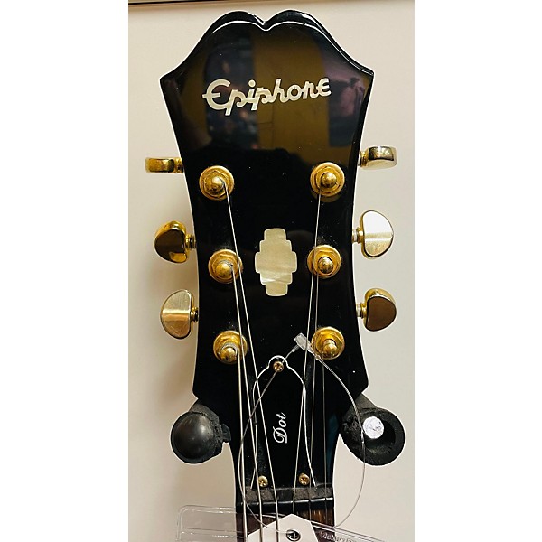 Used Epiphone Used Epiphone Dot Deluxe Flametop ORANGE BURST Hollow Body Electric Guitar