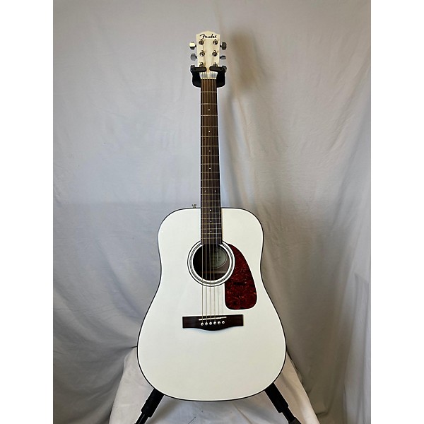 Used Fender CD140S Dreadnought Acoustic Guitar Alpine White Guitar Center