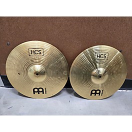 Used MEINL 14in HCS Hi Hat Pair Cymbal