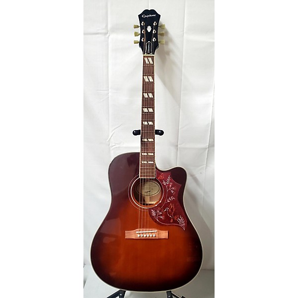 Used Epiphone Hummingbird Performer Pro Acoustic Electric Guitar