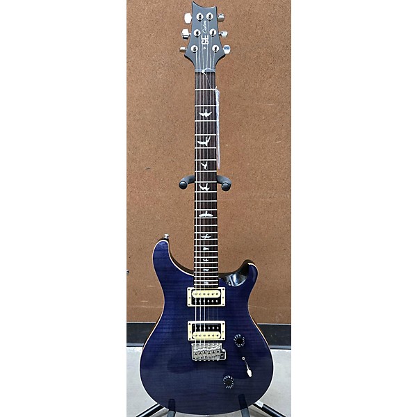 Used PRS Used PRS SE Custom 24 Trans Blue Solid Body Electric Guitar